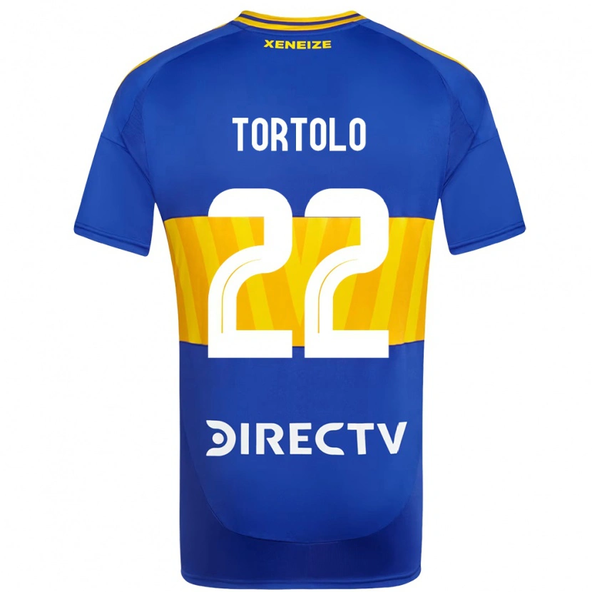 Danxen Hombre Camiseta Dulce Tortolo #22 Blanco Azul 1ª Equipación 2025/26 La Camisa México