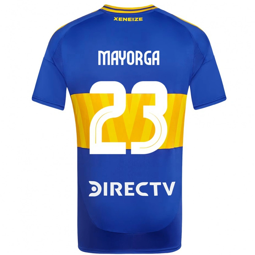 Danxen Hombre Camiseta Miriam Mayorga #23 Blanco Azul 1ª Equipación 2025/26 La Camisa México