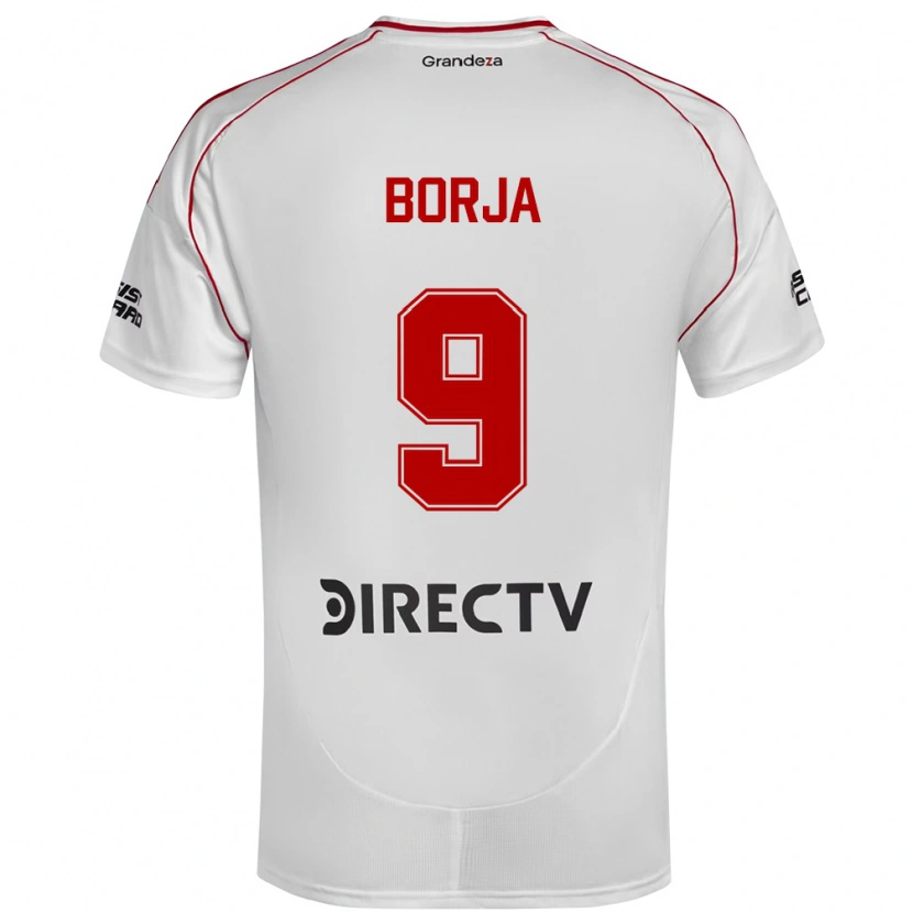 Danxen Hombre Camiseta Miguel Borja #9 Borgoña Magenta 1ª Equipación 2025/26 La Camisa México