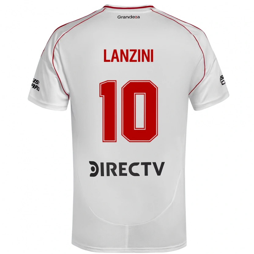 Danxen Hombre Camiseta Manuel Lanzini #10 Borgoña Magenta 1ª Equipación 2025/26 La Camisa México