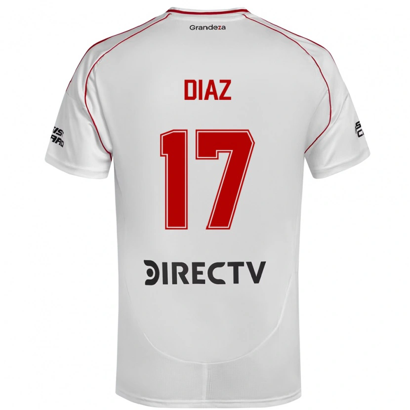 Danxen Hombre Camiseta Paulo Díaz #17 Borgoña Magenta 1ª Equipación 2025/26 La Camisa México