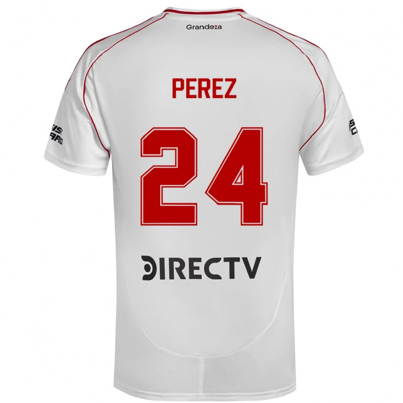 Danxen Hombre Camiseta Enzo Pérez #24 Borgoña Magenta 1ª Equipación 2025/26 La Camisa México