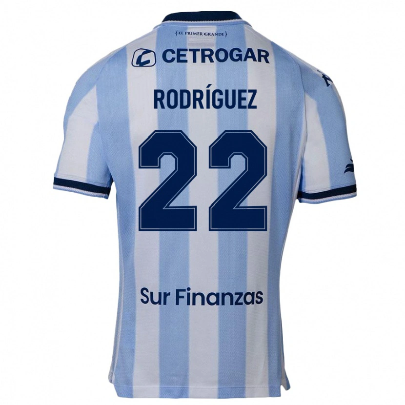 Danxen Hombre Camiseta Serena Rodríguez #22 Azul Celeste 1ª Equipación 2025/26 La Camisa México