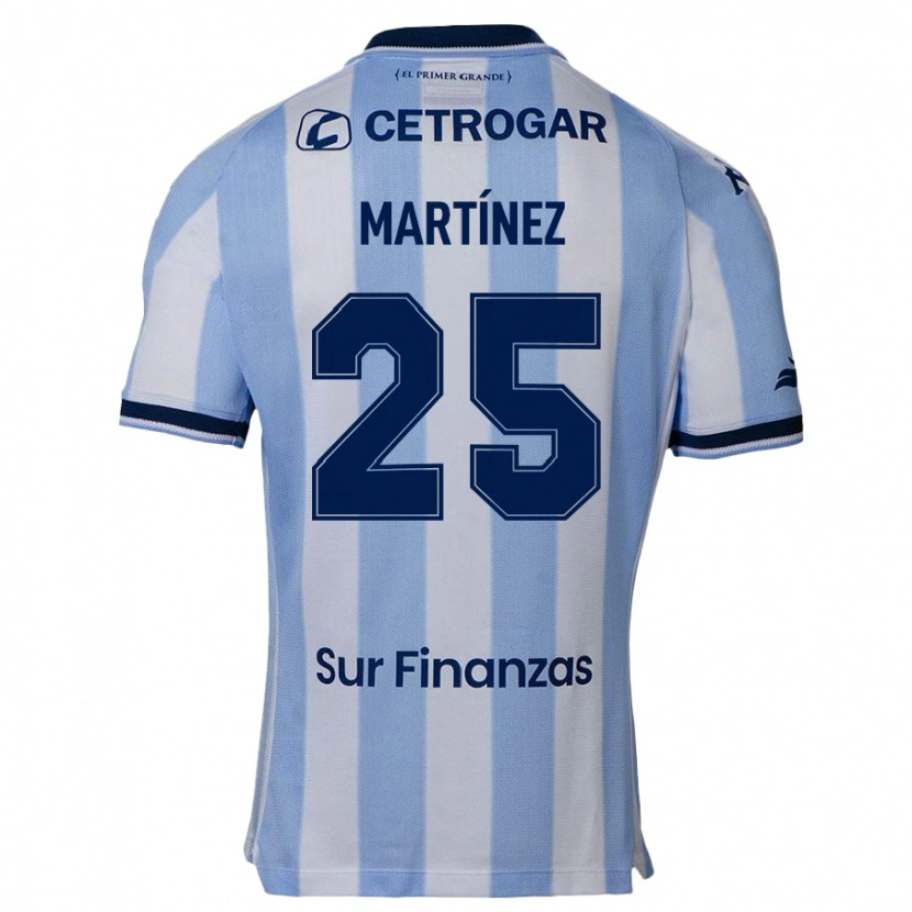Danxen Hombre Camiseta Ailén Martínez #25 Azul Celeste 1ª Equipación 2025/26 La Camisa México