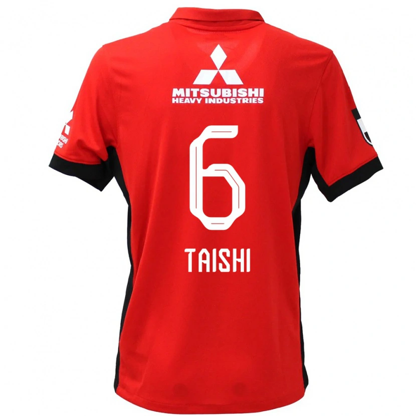 Danxen Hombre Camiseta Taishi Matsumoto #6 Blanco Negro 1ª Equipación 2025/26 La Camisa México