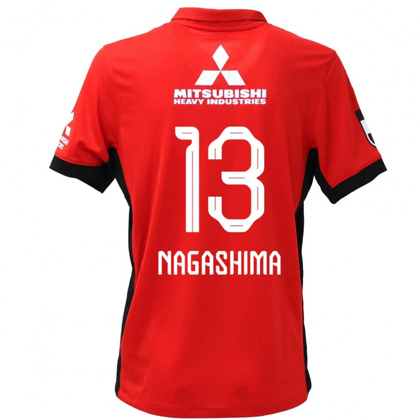 Danxen Hombre Camiseta Reina Nagashima #13 Blanco Negro 1ª Equipación 2025/26 La Camisa México