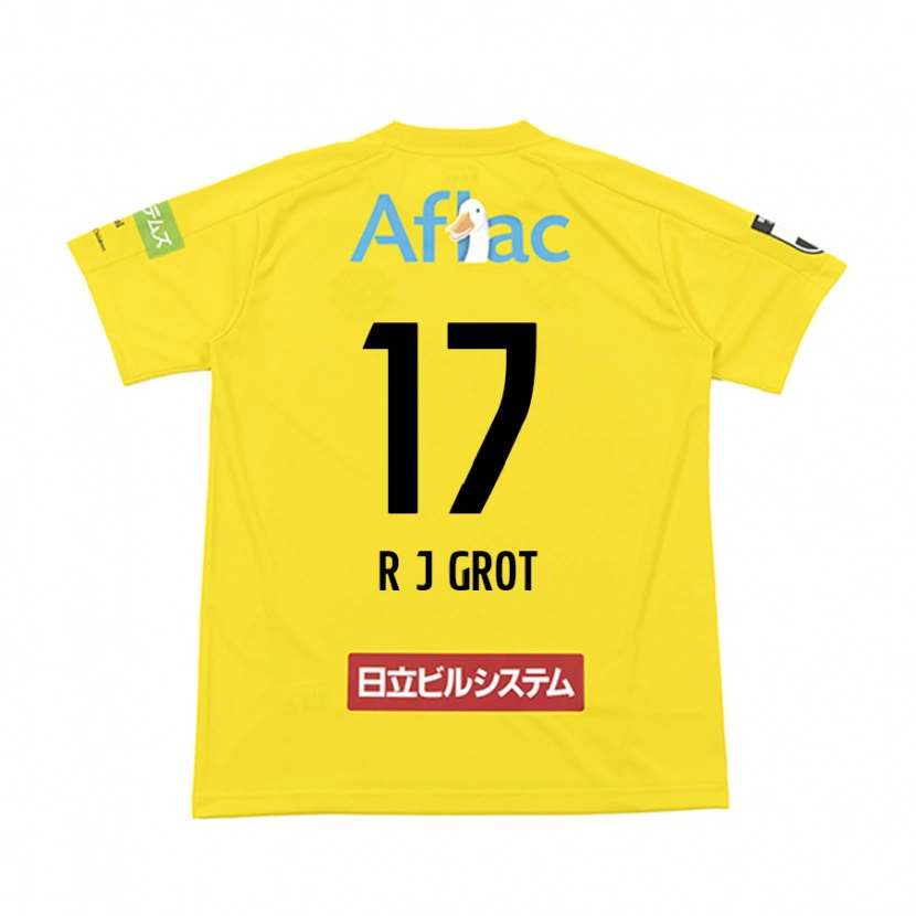 Danxen Hombre Camiseta Jay-Roy Grot #17 Gris Claro Beige 1ª Equipación 2025/26 La Camisa México
