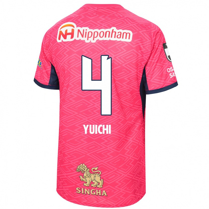 Danxen Hombre Camiseta Yuichi Hirano #4 Blanco Rosa Sakura 1ª Equipación 2025/26 La Camisa México