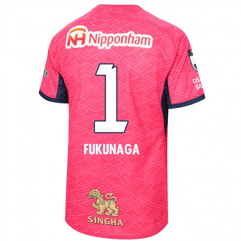Danxen Hombre Camiseta Erika Fukunaga #1 Blanco Rosa Sakura 1ª Equipación 2025/26 La Camisa México