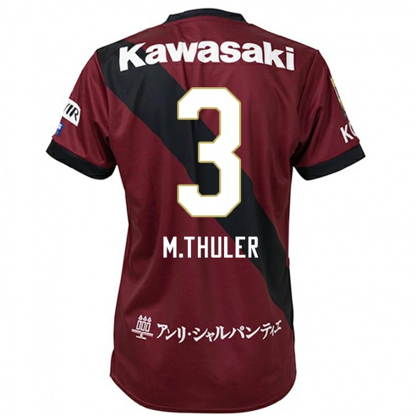Danxen Hombre Camiseta Thuler #3 Blanco Negro 1ª Equipación 2025/26 La Camisa México