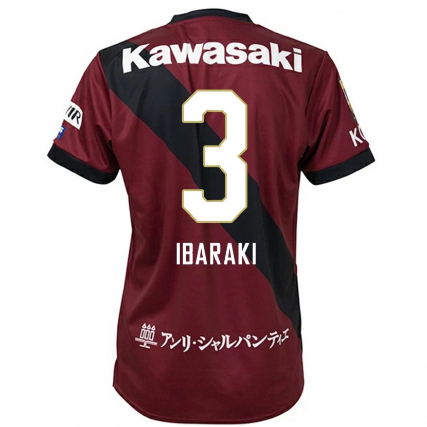 Danxen Hombre Camiseta Riku Ibaraki #3 Blanco Negro 1ª Equipación 2025/26 La Camisa México