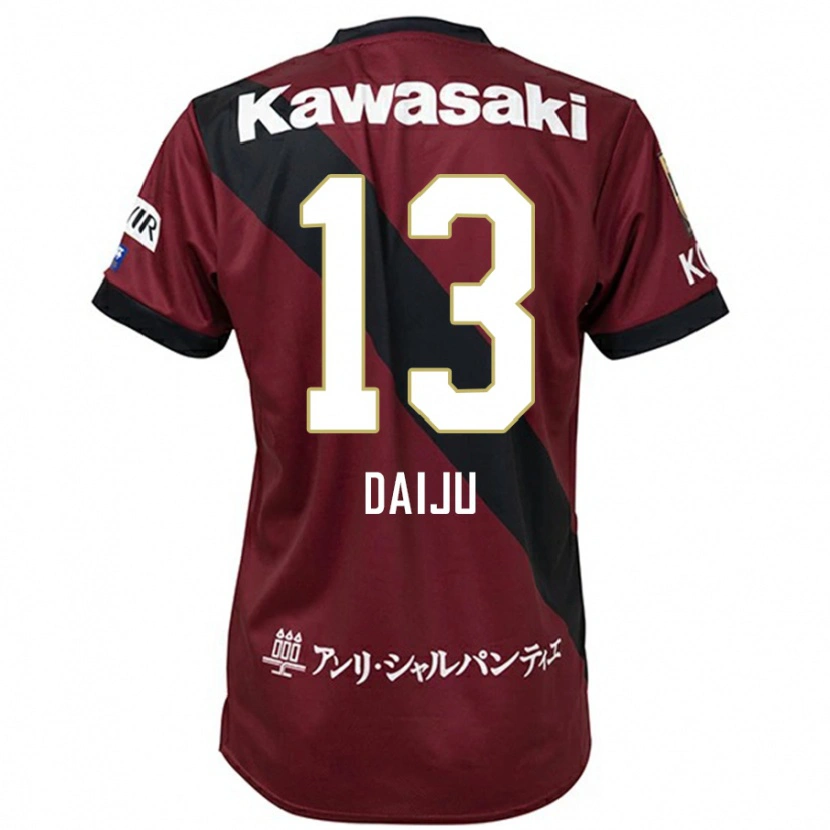 Danxen Hombre Camiseta Daiju Sasaki #13 Blanco Negro 1ª Equipación 2025/26 La Camisa México