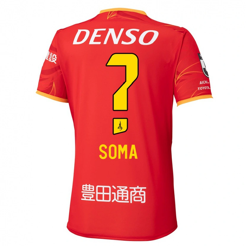Danxen Hombre Camiseta Yuki Soma #0 Blanco Rojo 1ª Equipación 2025/26 La Camisa México