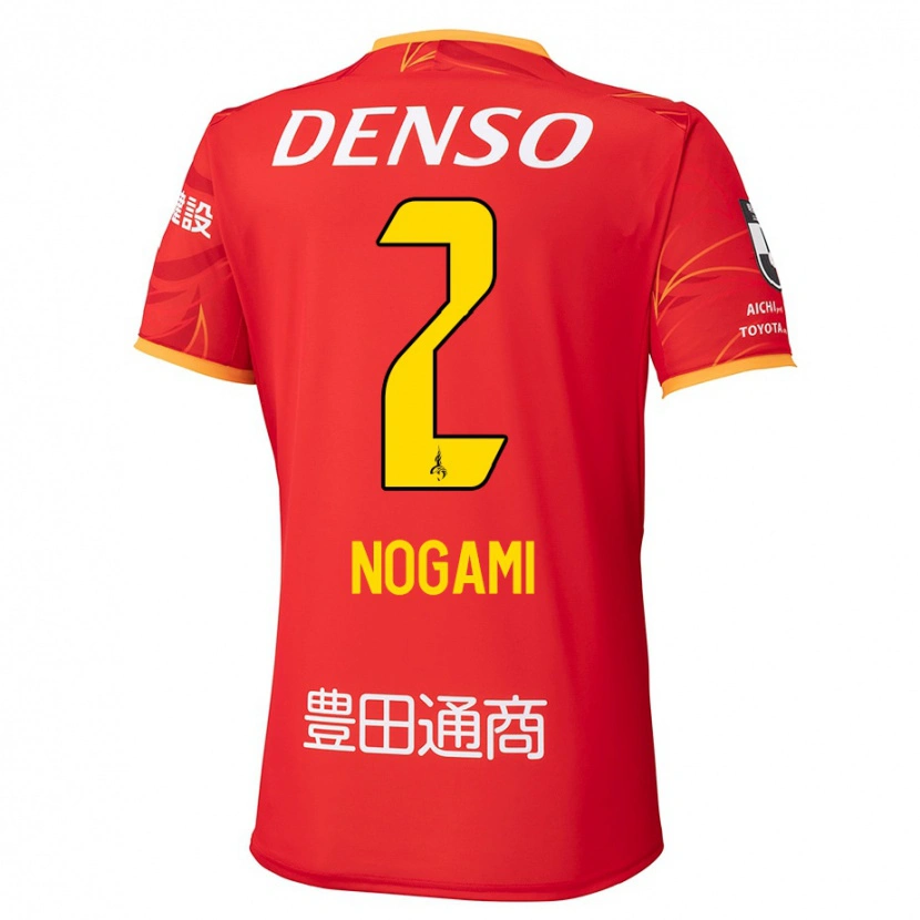 Danxen Hombre Camiseta Yuki Nogami #2 Blanco Rojo 1ª Equipación 2025/26 La Camisa México