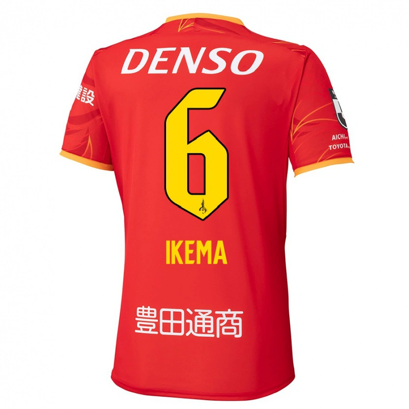 Danxen Hombre Camiseta Kano Ikema #6 Blanco Rojo 1ª Equipación 2025/26 La Camisa México