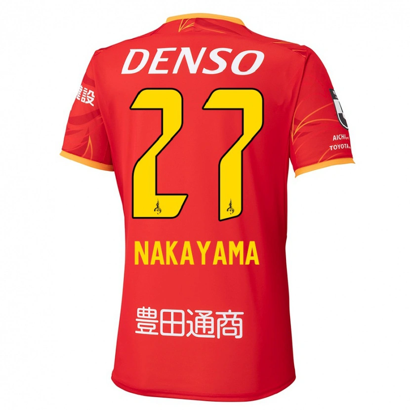Danxen Hombre Camiseta Katsuhiro Nakayama #27 Blanco Rojo 1ª Equipación 2025/26 La Camisa México
