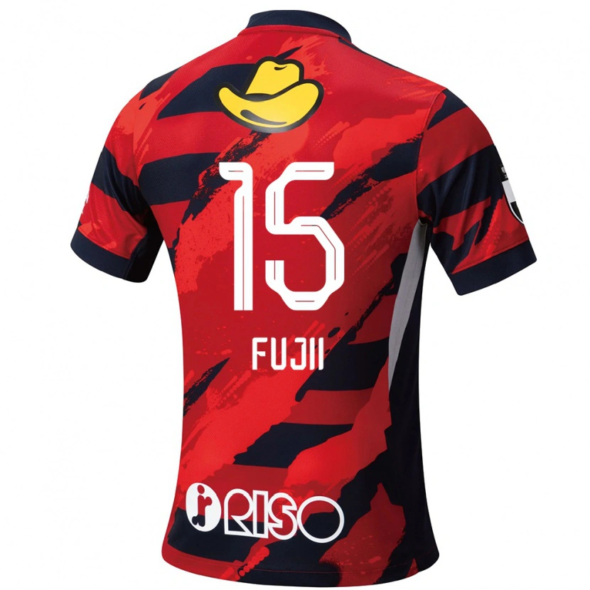Danxen Hombre Camiseta Tomoya Fujii #15 Blanco Negro 1ª Equipación 2025/26 La Camisa México