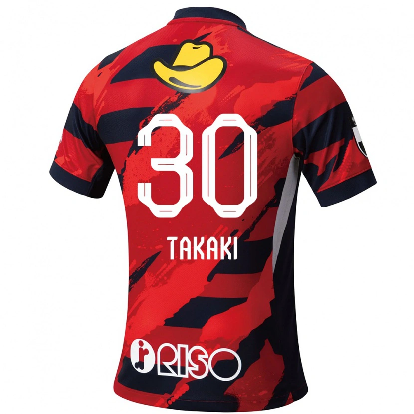 Danxen Hombre Camiseta Raito Takaki #30 Blanco Negro 1ª Equipación 2025/26 La Camisa México
