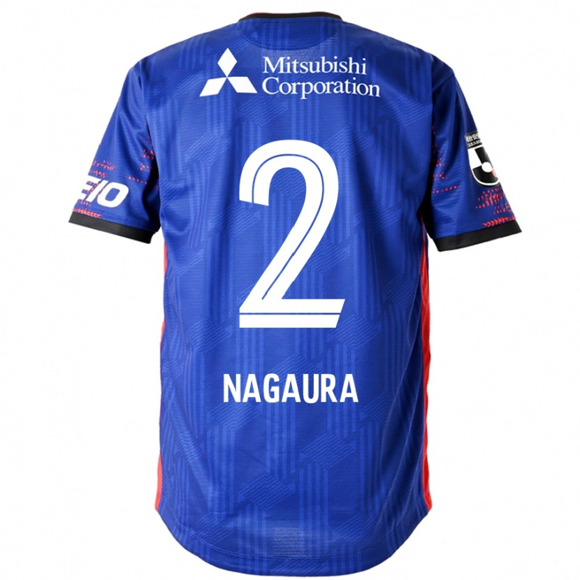 Danxen Hombre Camiseta Koshi Nagaura #2 Azul Real Blanco 1ª Equipación 2025/26 La Camisa México