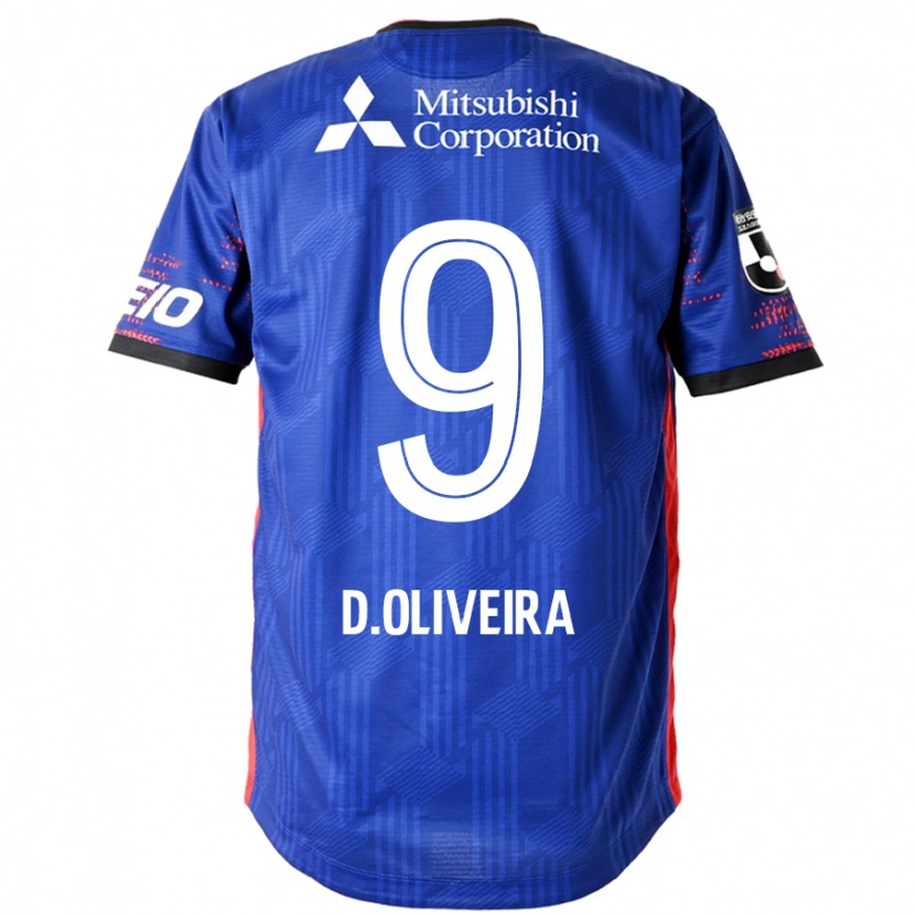 Danxen Hombre Camiseta Diego Oliveira #9 Azul Real Blanco 1ª Equipación 2025/26 La Camisa México