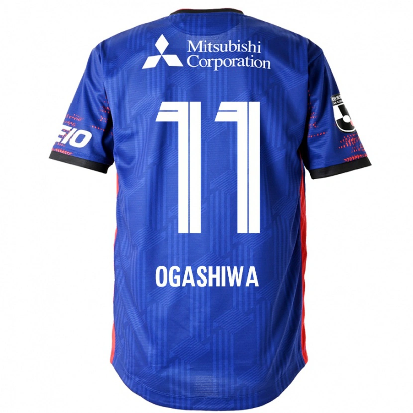 Danxen Hombre Camiseta Tsuyoshi Ogashiwa #11 Azul Real Blanco 1ª Equipación 2025/26 La Camisa México
