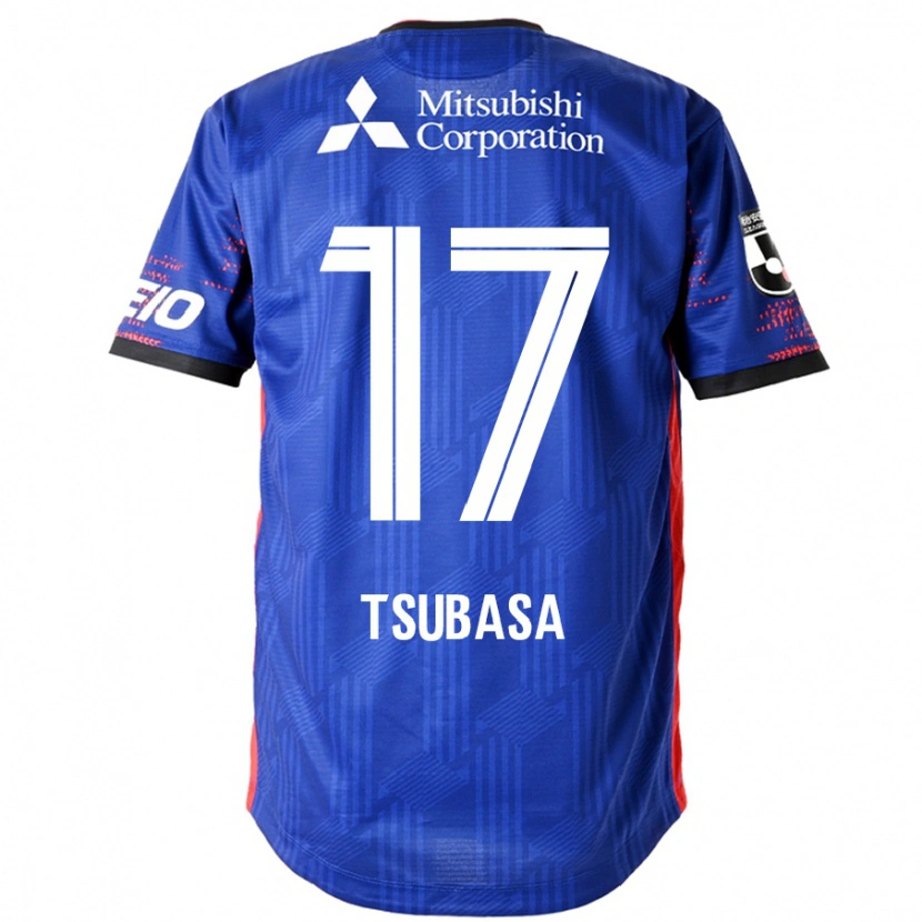 Danxen Hombre Camiseta Tsubasa Terayama #17 Azul Real Blanco 1ª Equipación 2025/26 La Camisa México