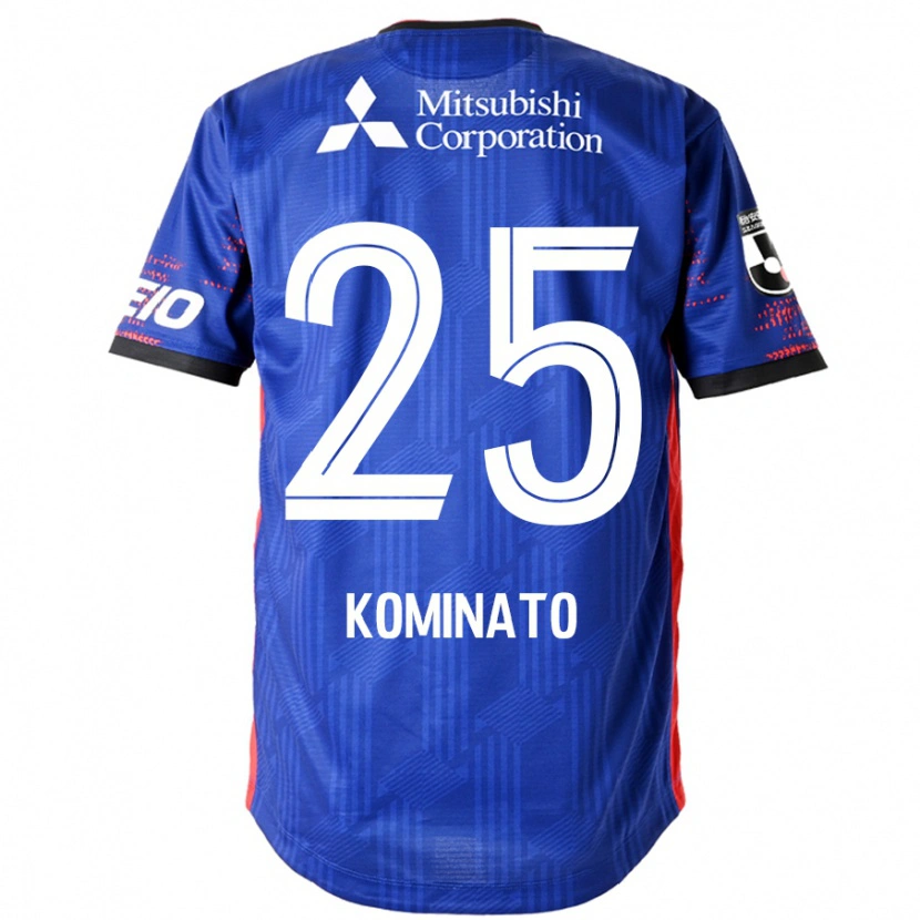 Danxen Hombre Camiseta Tsuna Kominato #25 Azul Real Blanco 1ª Equipación 2025/26 La Camisa México