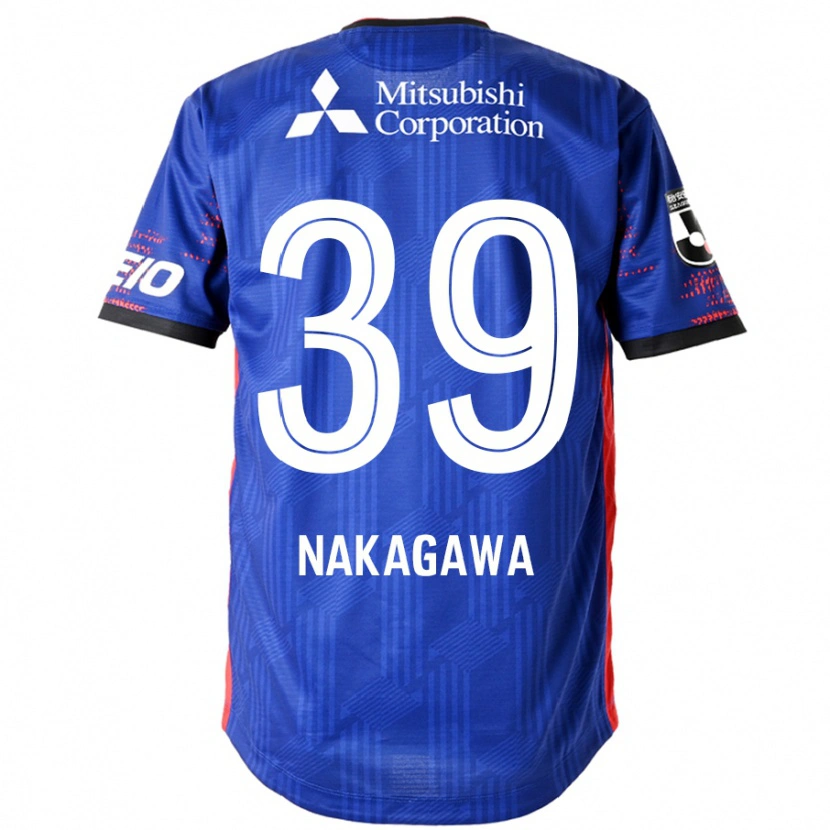 Danxen Hombre Camiseta Teruhito Nakagawa #39 Azul Real Blanco 1ª Equipación 2025/26 La Camisa México