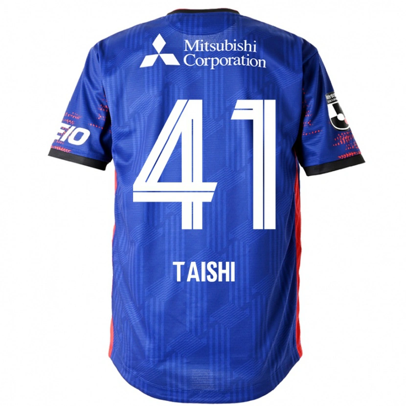 Danxen Hombre Camiseta Taishi Brandon Nozawa #41 Azul Real Blanco 1ª Equipación 2025/26 La Camisa México