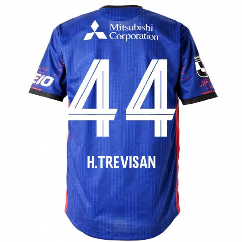 Danxen Hombre Camiseta Henrique Trevisan #44 Azul Real Blanco 1ª Equipación 2025/26 La Camisa México