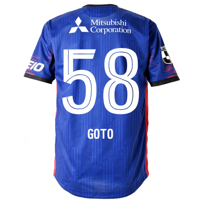 Danxen Hombre Camiseta Wataru Goto #58 Azul Real Blanco 1ª Equipación 2025/26 La Camisa México