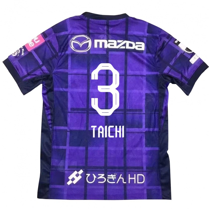Danxen Hombre Camiseta Taichi Yamasaki #3 Morado Naranja 1ª Equipación 2025/26 La Camisa México