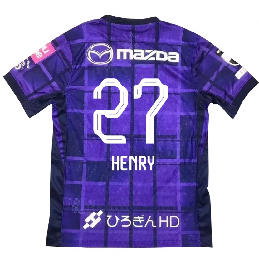 Danxen Hombre Camiseta Osamu Henry Iyoha #27 Morado Naranja 1ª Equipación 2025/26 La Camisa México