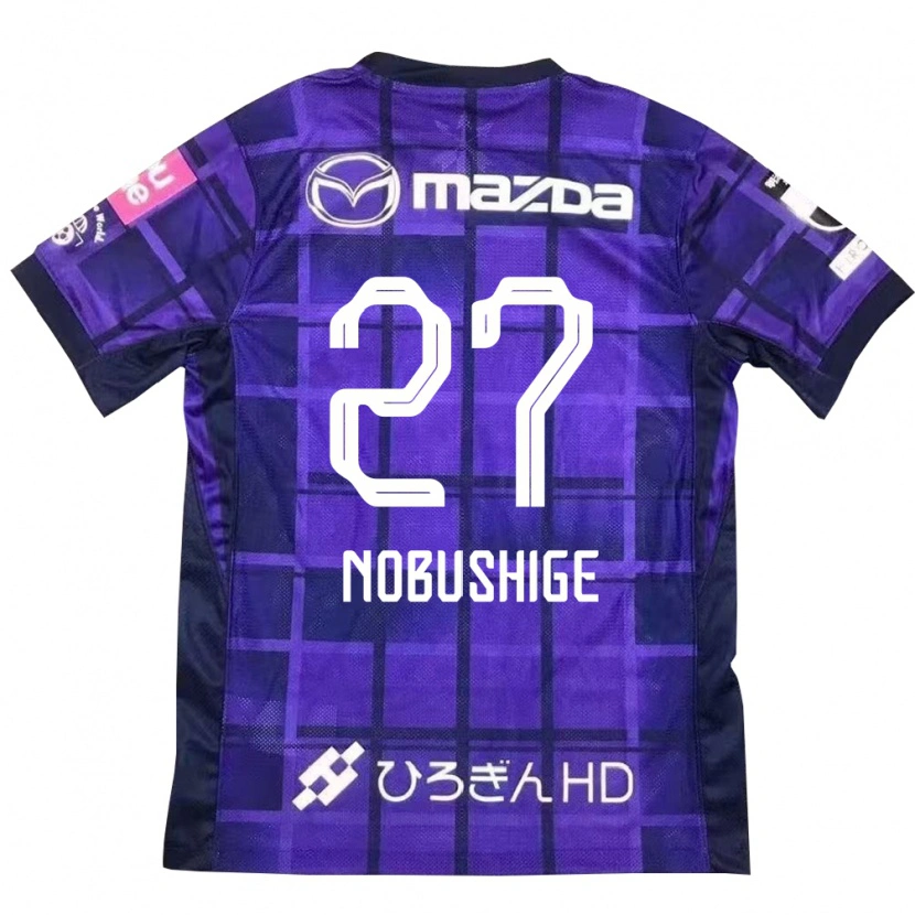 Danxen Hombre Camiseta Ryojiro Nobushige #27 Morado Naranja 1ª Equipación 2025/26 La Camisa México