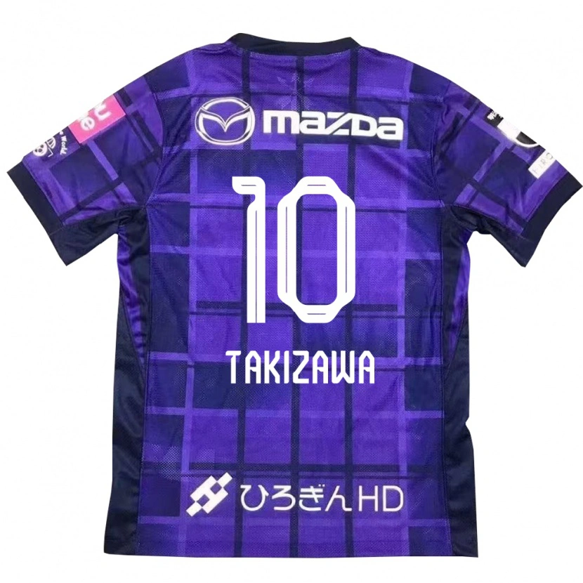 Danxen Hombre Camiseta Chise Takizawa #10 Morado Naranja 1ª Equipación 2025/26 La Camisa México