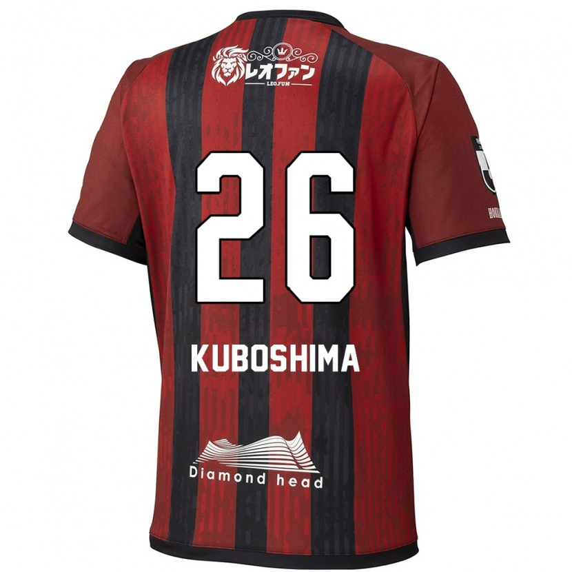 Danxen Hombre Camiseta Takeharu Kuboshima #26 Azul Rojo 1ª Equipación 2025/26 La Camisa México