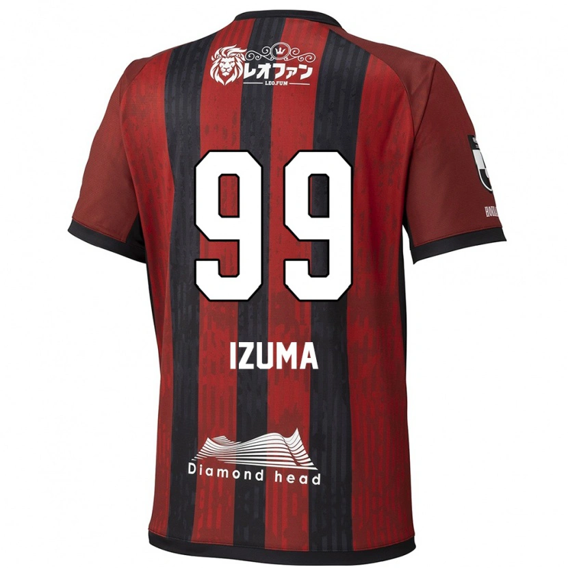 Danxen Hombre Camiseta Shido Izuma #99 Azul Rojo 1ª Equipación 2025/26 La Camisa México