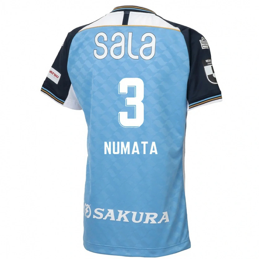 Danxen Hombre Camiseta Taiki Numata #3 Blanco Negro 1ª Equipación 2025/26 La Camisa México