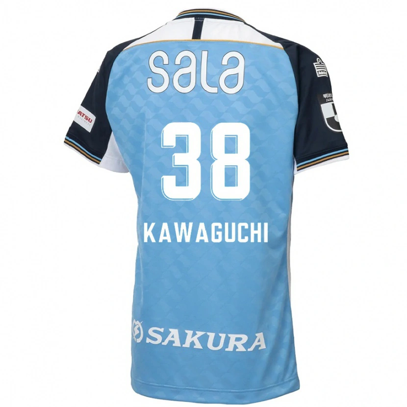 Danxen Hombre Camiseta Naoki Kawaguchi #38 Blanco Negro 1ª Equipación 2025/26 La Camisa México