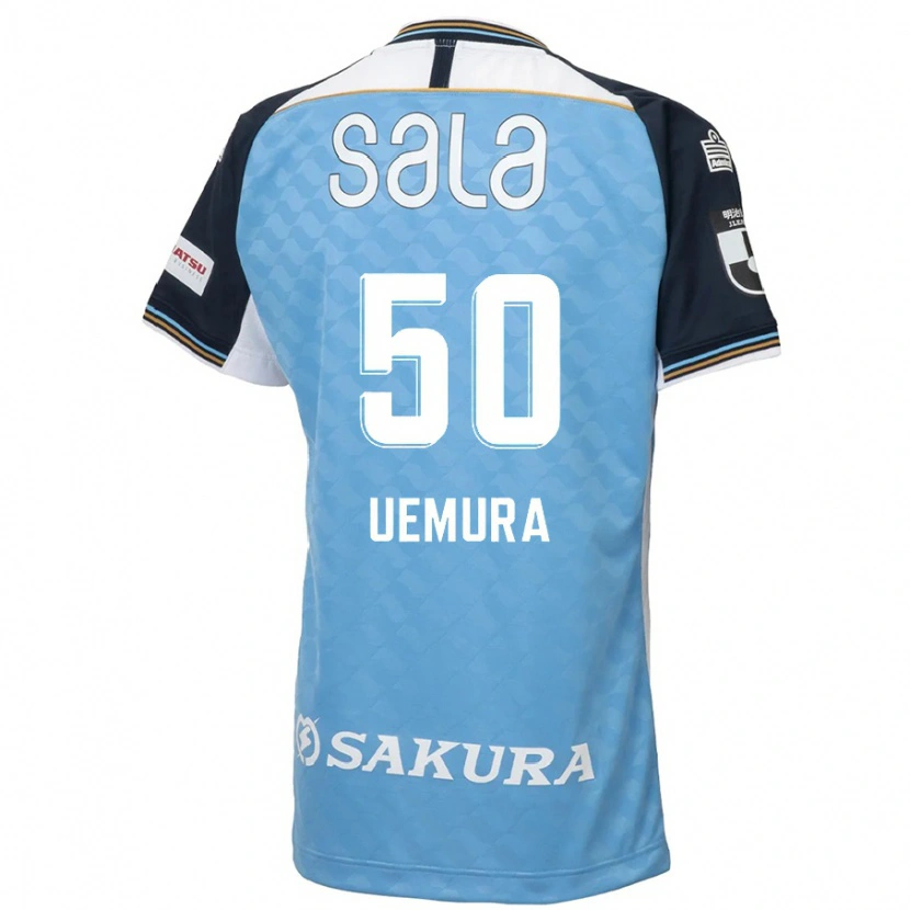 Danxen Hombre Camiseta Hiroto Uemura #50 Blanco Negro 1ª Equipación 2025/26 La Camisa México