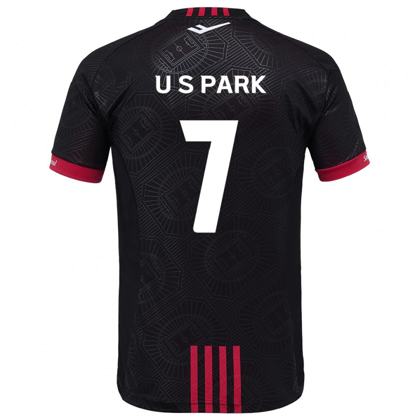 Danxen Hombre Camiseta Sun-Uk Park #7 Blanco Negro 1ª Equipación 2025/26 La Camisa México