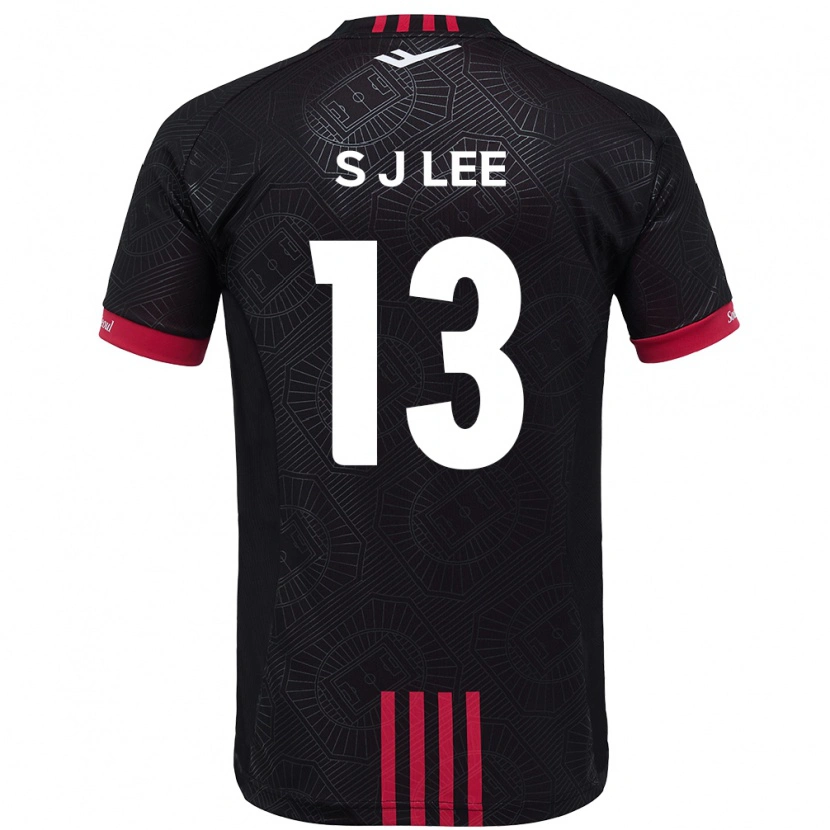 Danxen Hombre Camiseta Seo-Jun Lee #13 Blanco Negro 1ª Equipación 2025/26 La Camisa México