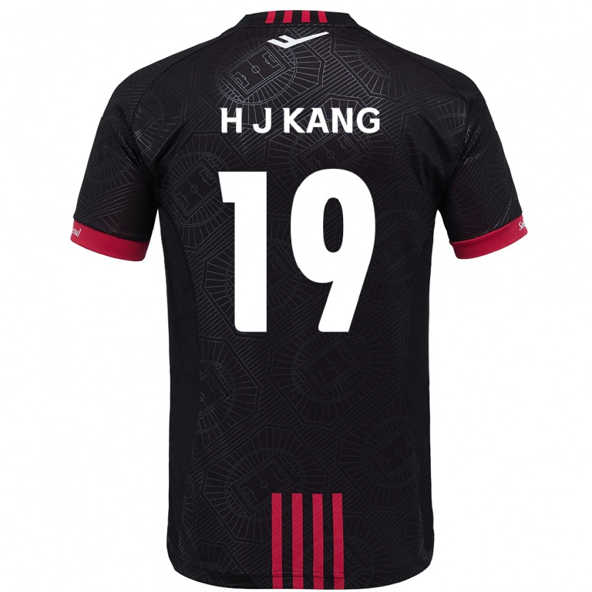Danxen Hombre Camiseta Ju-Hyeok Kang #19 Blanco Negro 1ª Equipación 2025/26 La Camisa México
