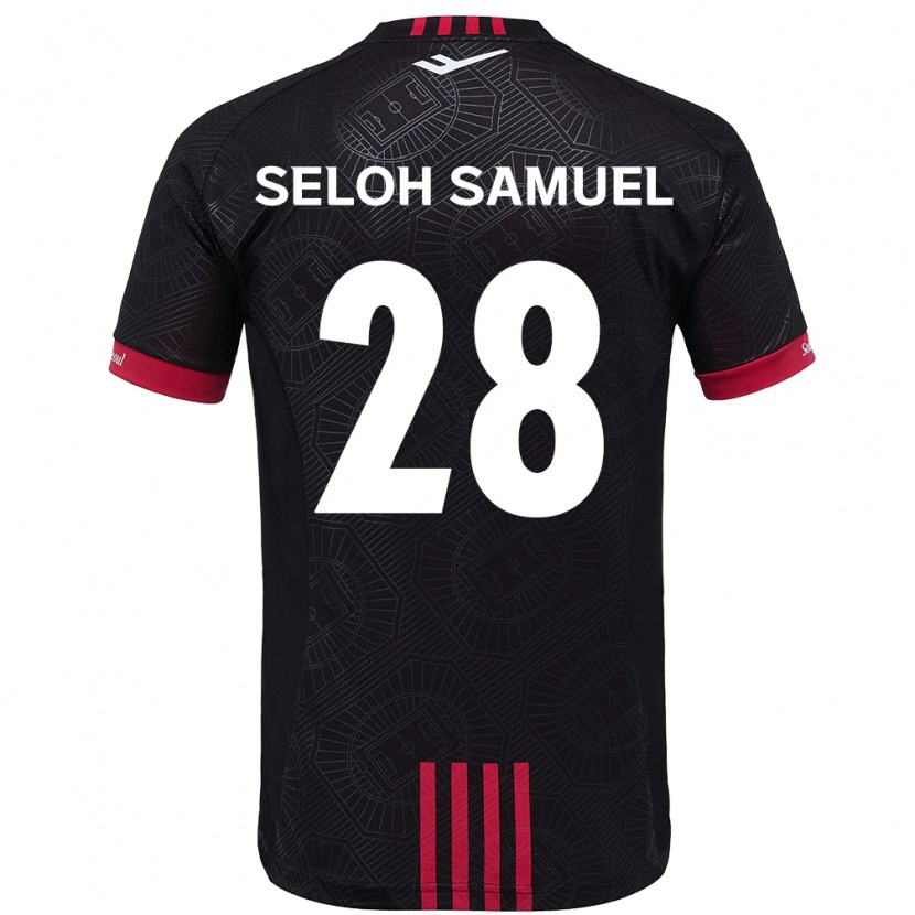 Danxen Hombre Camiseta Gbato Seloh Samuel #28 Blanco Negro 1ª Equipación 2025/26 La Camisa México