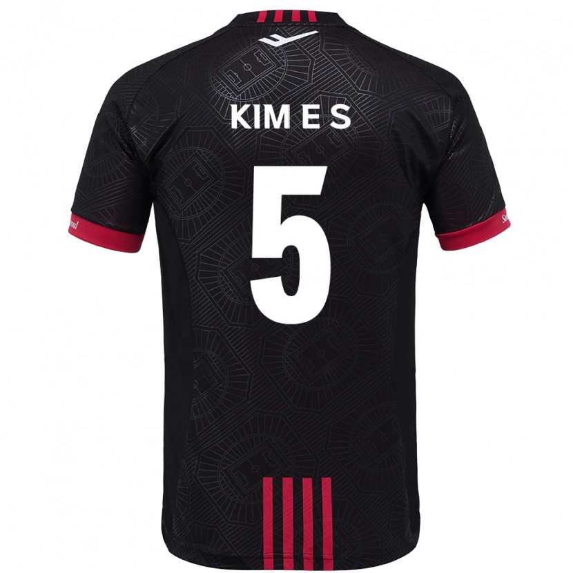 Danxen Hombre Camiseta Kim Eun-Sol #5 Blanco Negro 1ª Equipación 2025/26 La Camisa México