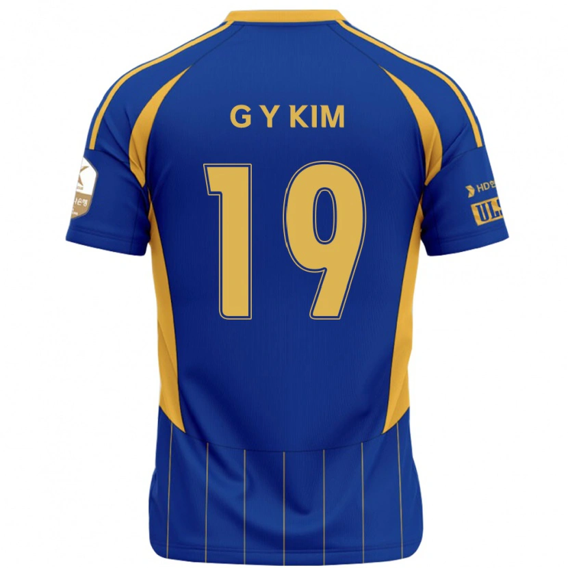 Danxen Hombre Camiseta Young-Gwon Kim #19 Blanco Azul Celeste 1ª Equipación 2025/26 La Camisa México