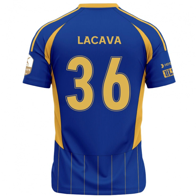 Danxen Hombre Camiseta Matías Lacava #36 Blanco Azul Celeste 1ª Equipación 2025/26 La Camisa México