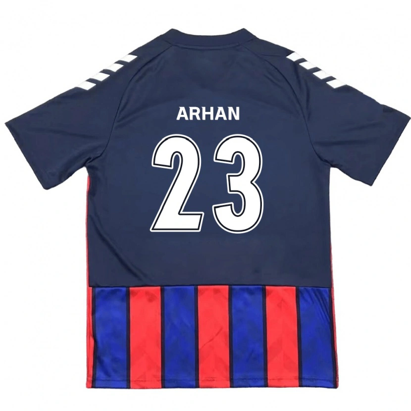 Danxen Hombre Camiseta Pratama Arhan #23 Blanquecino Rojo 1ª Equipación 2025/26 La Camisa México
