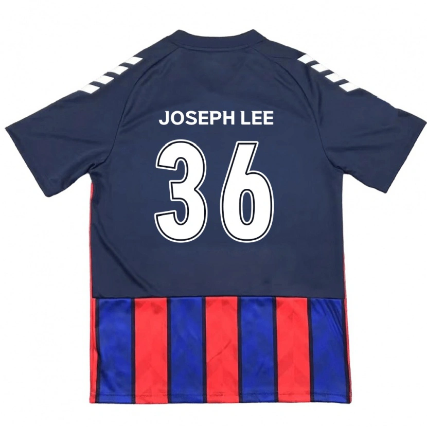 Danxen Hombre Camiseta Joseph Lee #36 Blanquecino Rojo 1ª Equipación 2025/26 La Camisa México