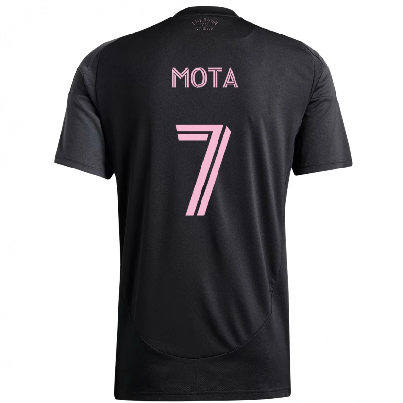 Danxen Hombre Camiseta Jean Mota #7 Rosa Negro 2ª Equipación 2025/26 La Camisa México